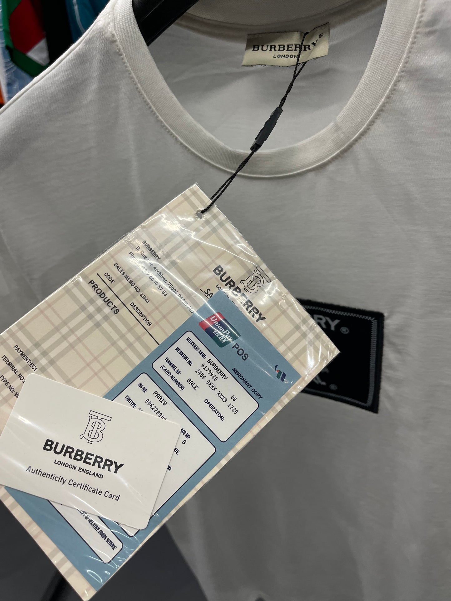 Burberry-White/black